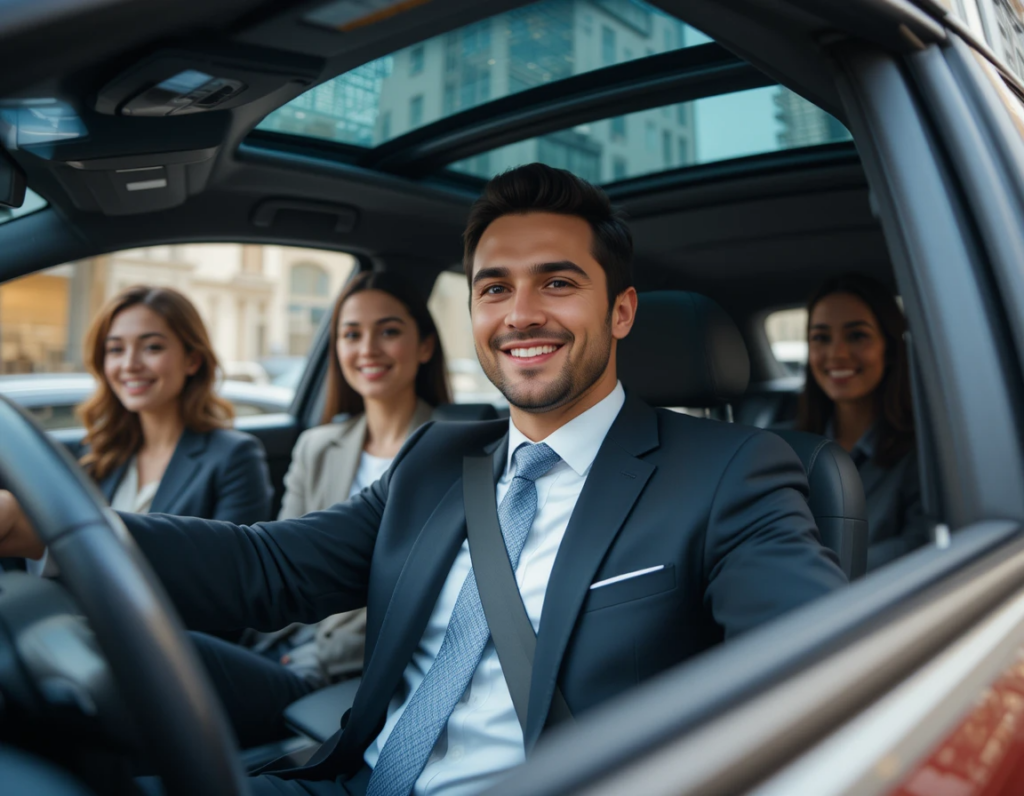 Аренда легковых авто с водителем